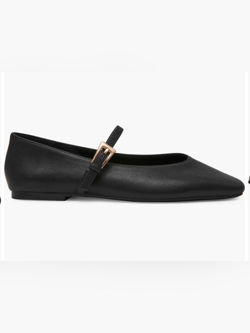 DOLCE VITA Mulaney Black Mary Jane Flats with Gold Accent Buckles - Picture 9 of 13